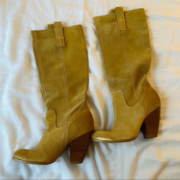 CARLOS SANTANA- Tall Suede Boots - Picture 1 of 5